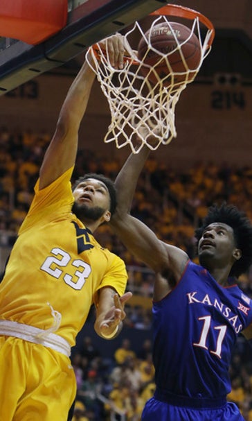 No. 18 West Virginia beats No. 2 Kansas 85-69 (Jan 24, 2017)